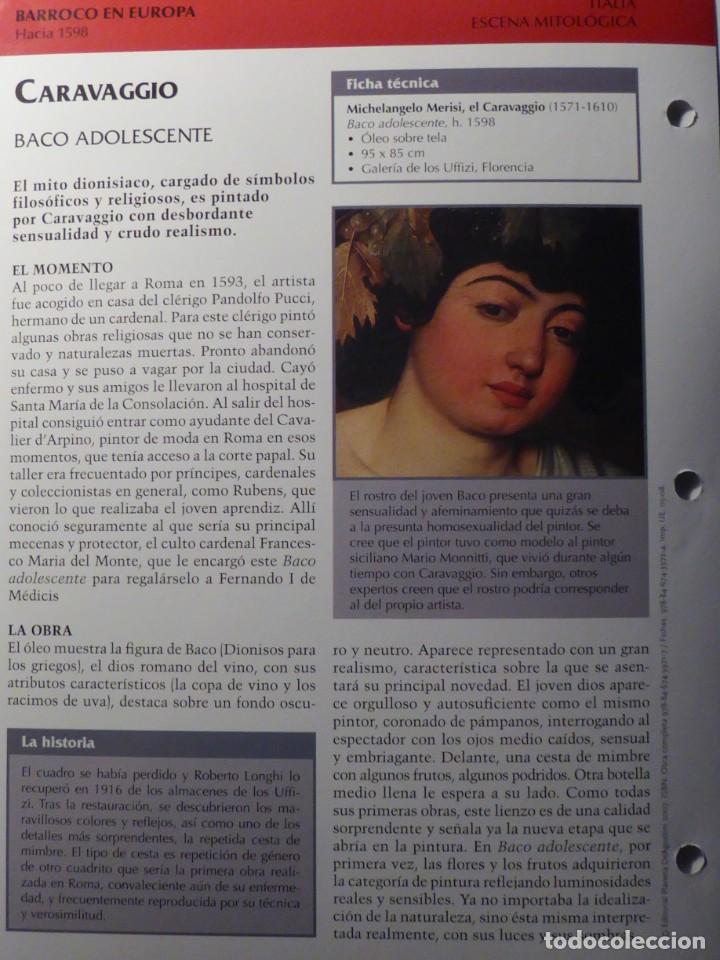 Arte: L&aacute;mina Baco adolescente. Caravaggio - Foto 2