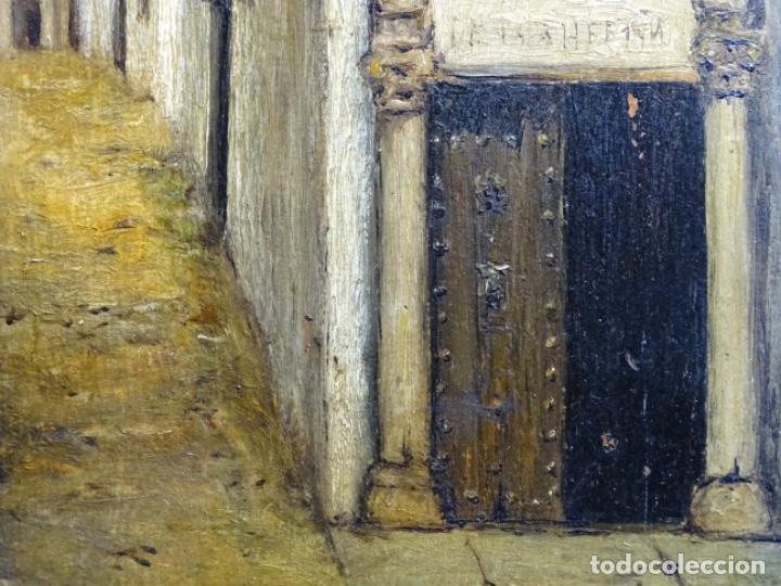 Arte: &Oacute;LEO SOBRE TABLA ANONIMO.POSADA DE LA HERRER&Iacute;A. - Foto 6