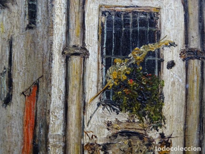 Arte: &Oacute;LEO SOBRE TABLA ANONIMO.POSADA DE LA HERRER&Iacute;A. - Foto 10