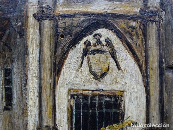 Arte: &Oacute;LEO SOBRE TABLA ANONIMO.POSADA DE LA HERRER&Iacute;A. - Foto 11