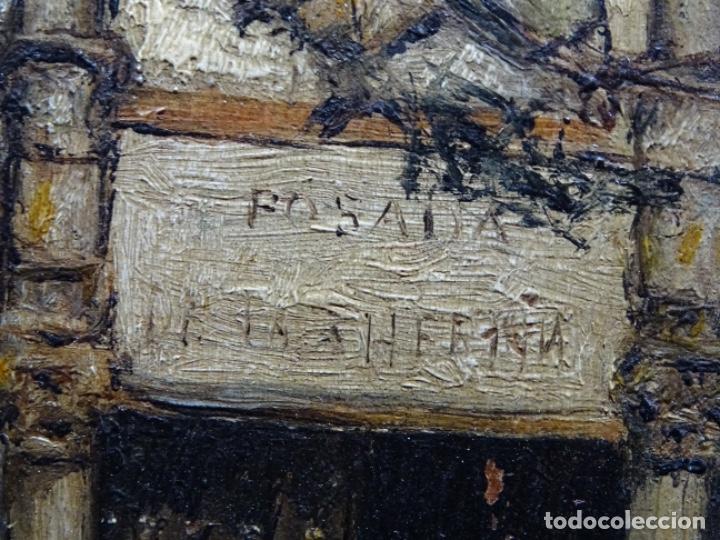 Arte: &Oacute;LEO SOBRE TABLA ANONIMO.POSADA DE LA HERRER&Iacute;A. - Foto 13