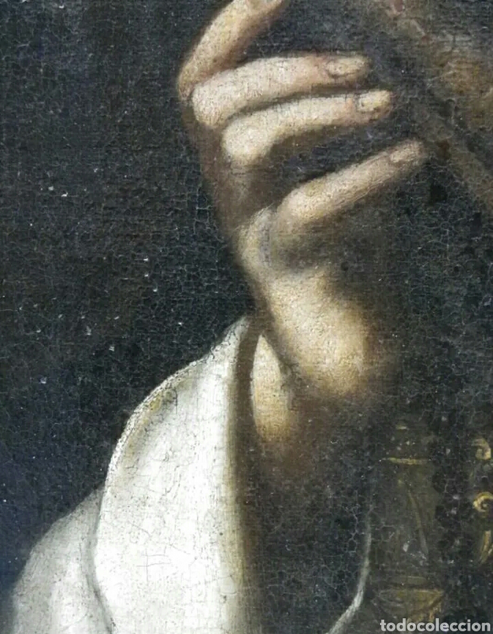 Arte: MURILLO, BARTOLOME ESTEBAN (SEVILLA 1617-1682) TALLER DE: SANTA MARGARITA - Foto 6 - 234090365