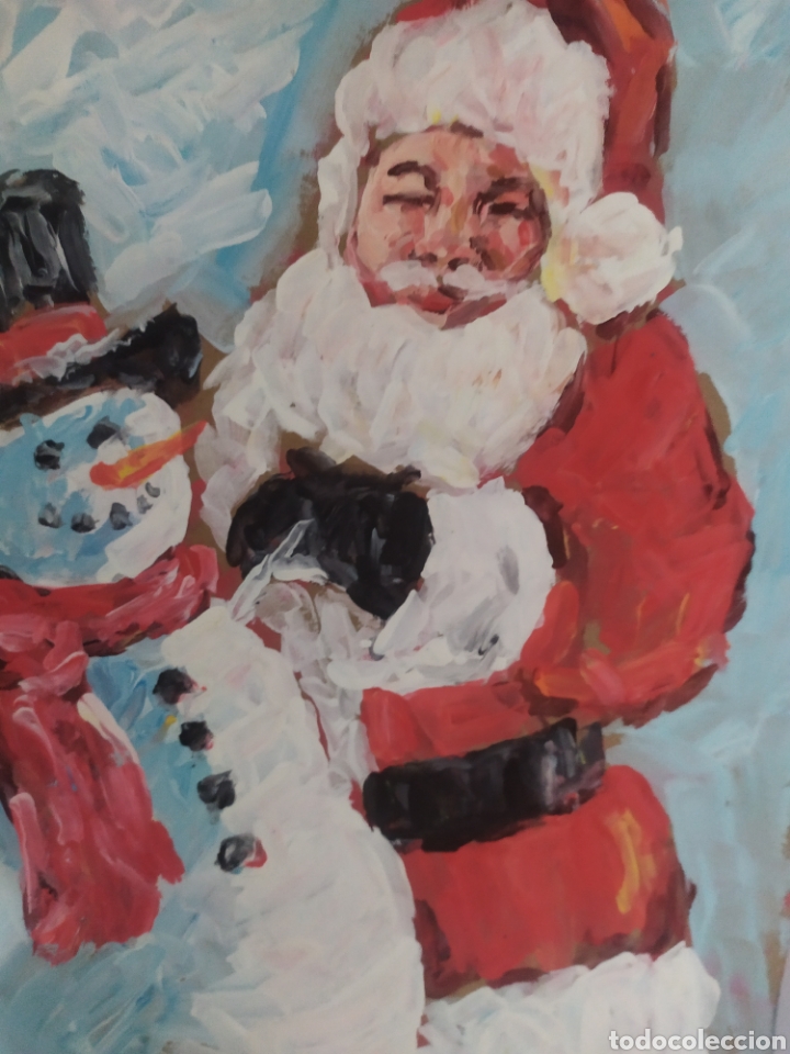 Arte: Papa noel (original) - Foto 3