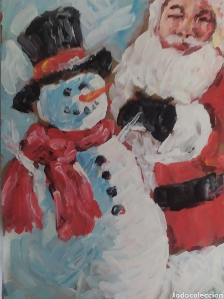 Arte: Papa noel (original) - Foto 4