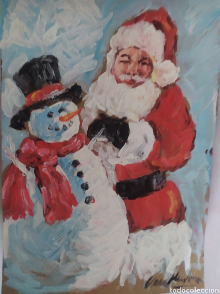Arte: Papa noel (original) - Foto 5