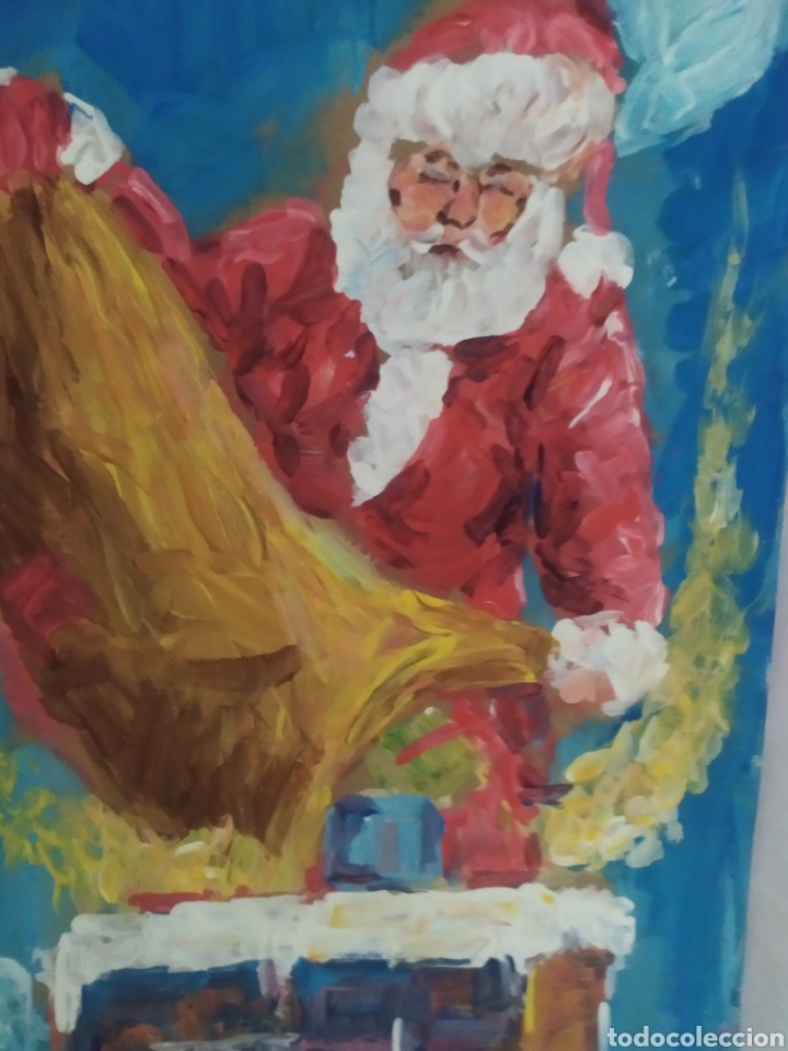 Arte: Papa noel (original) - Foto 2