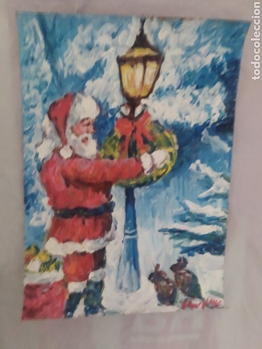 Arte: Papa noel (original) - Foto 4