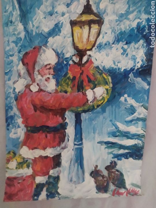 Arte: Papa noel (original) - Foto 1