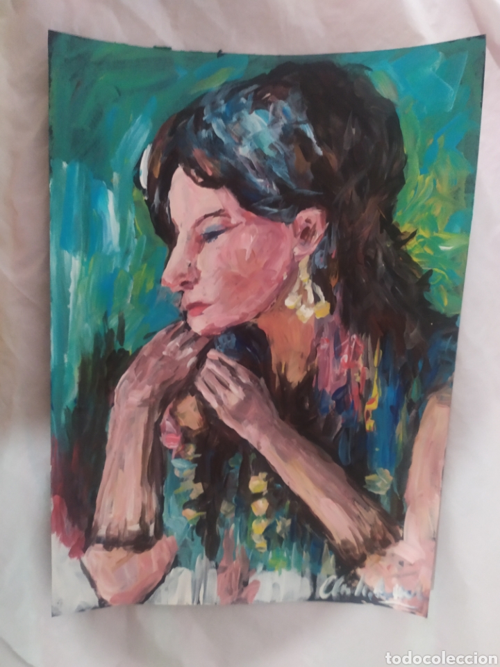 Arte: Chica gitana (original) - Foto 2