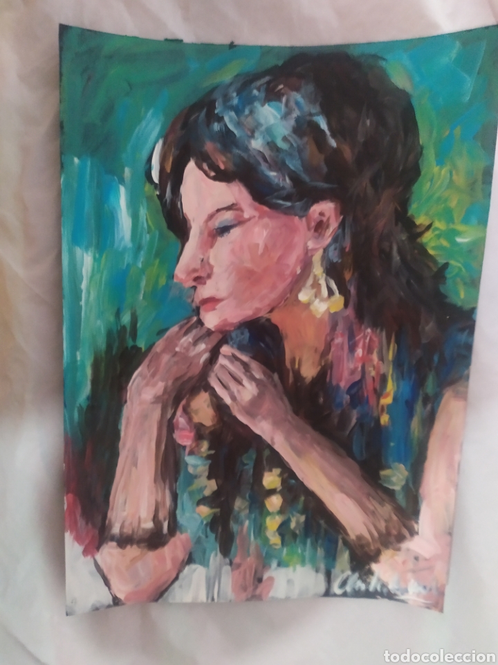 Arte: Chica gitana (original) - Foto 3