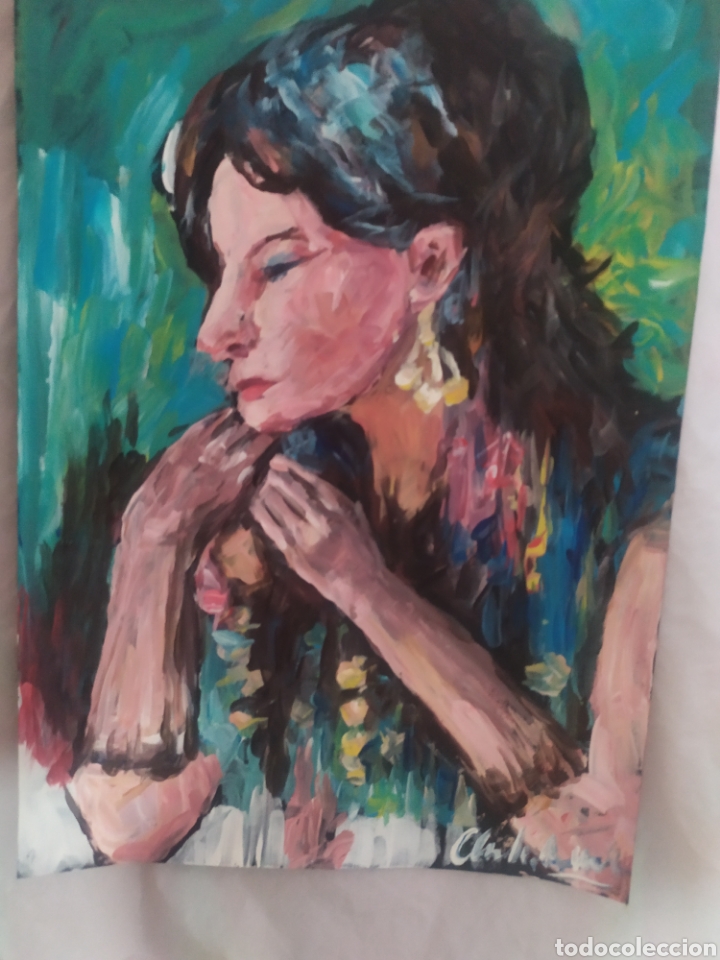 Arte: Chica gitana (original) - Foto 1