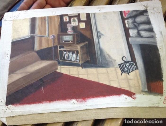 Arte: OLEO SOBRE LIENZO ANTIGUO. SALON.
