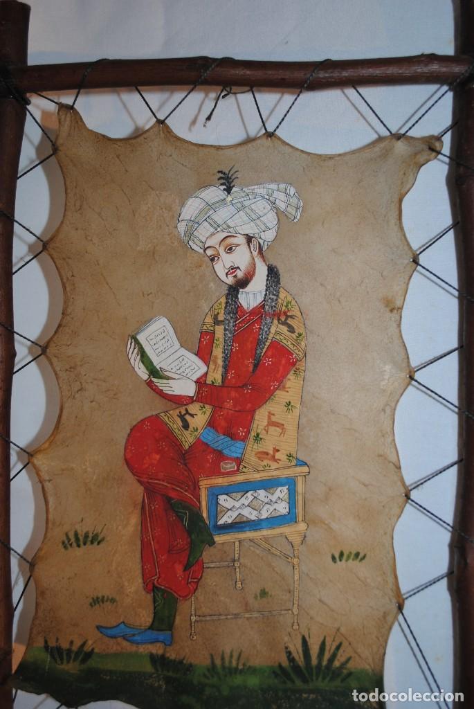 Arte: PINTURA AL OLEO , EL LECTOR DEL CORAN . - Foto 3