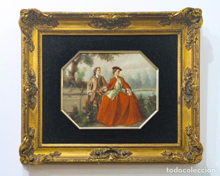 Arte: Cuadro al Oleo Antiguo - Foto 1