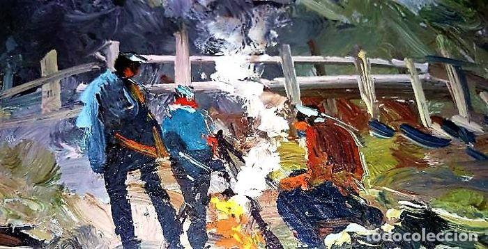 Arte: CAMPAMENTO GITANO LUIS GINER SALAS 1910 - 1975 - Foto 2