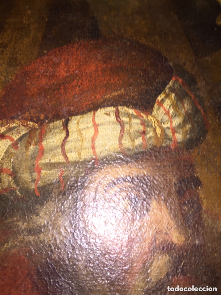 Arte: Oleo sobre tela escuela andaluza.2.14x1.67cm/1.74x1.35cm (pieza para ver en Mallorca) - Foto 7 - 237929325