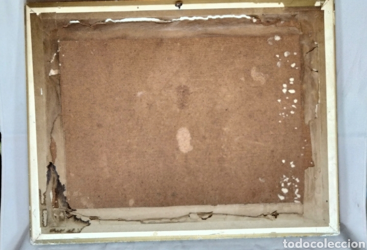 Arte: Antiguo cuadro pintado a espatula - Foto 6