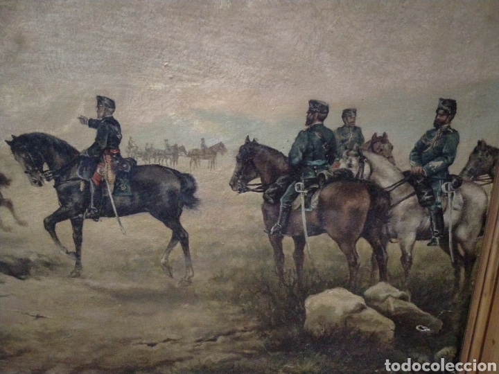 Arte: Oleo sobre lienzo batalla REF-5551 - Foto 2