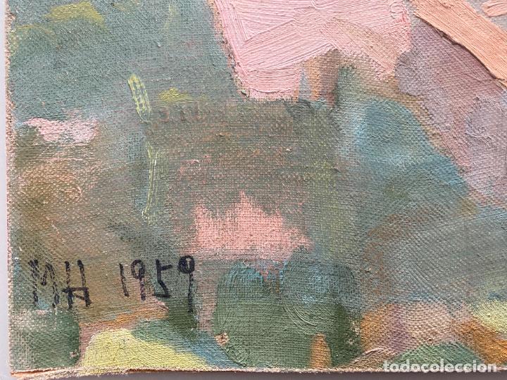 Arte: &Oacute;LEO FIRMADO M.H. DE 1959 , a documentar - Foto 3