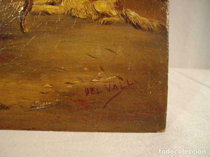 Arte: OLEO SOBRE TABLA PARTIDA EN TABERNA - Foto 7