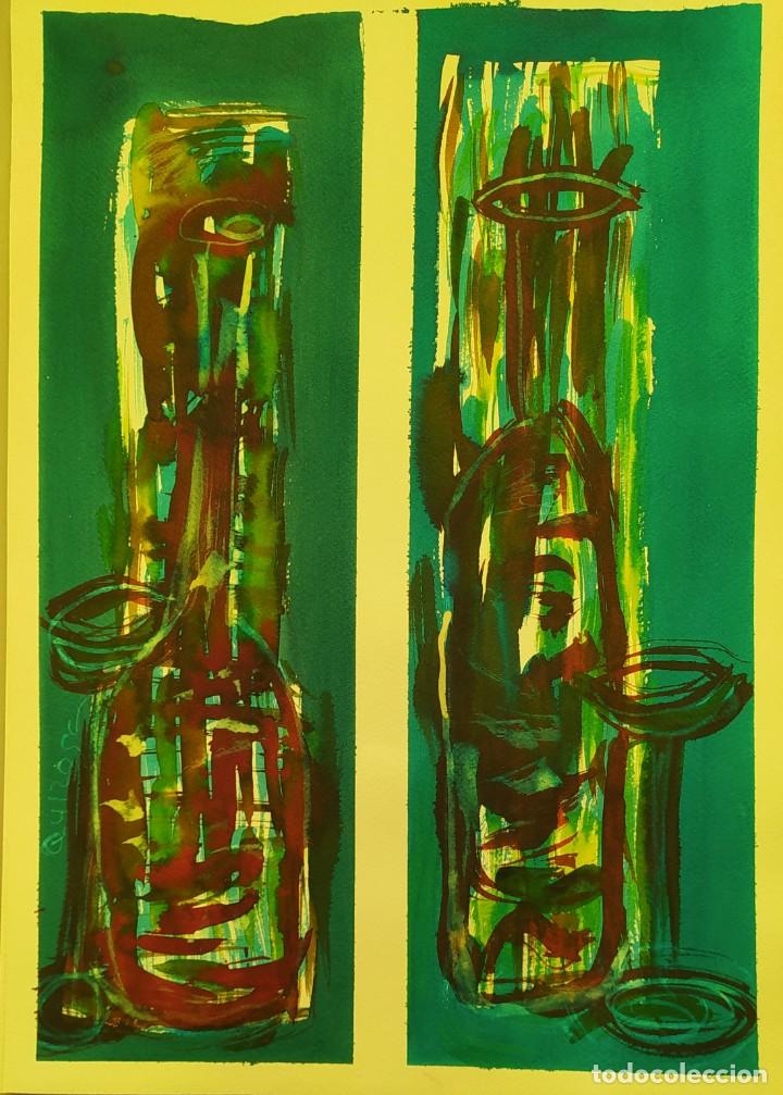Arte: Parejas de copa y botella (Jorge Quiroga)