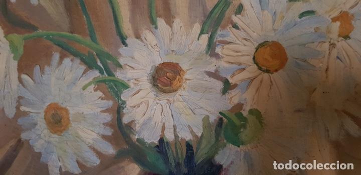 Arte: &Oacute;leo jarr&oacute;n con flores - Foto 2
