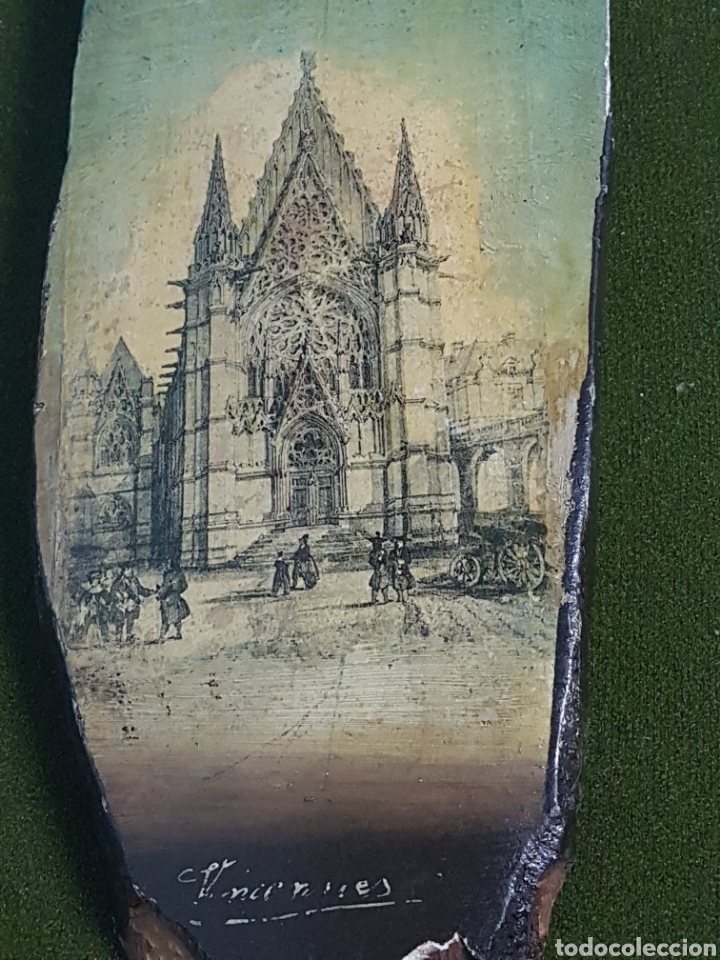 Arte: PINTURA CATEDRAL EN TABLA - Foto 2