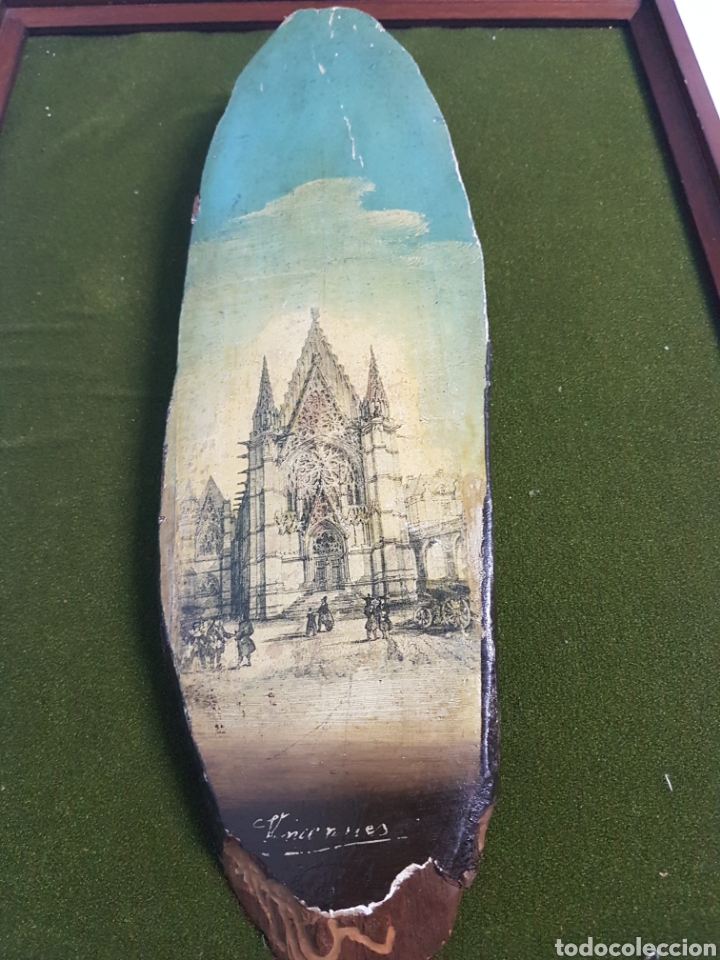 Arte: PINTURA CATEDRAL EN TABLA - Foto 1