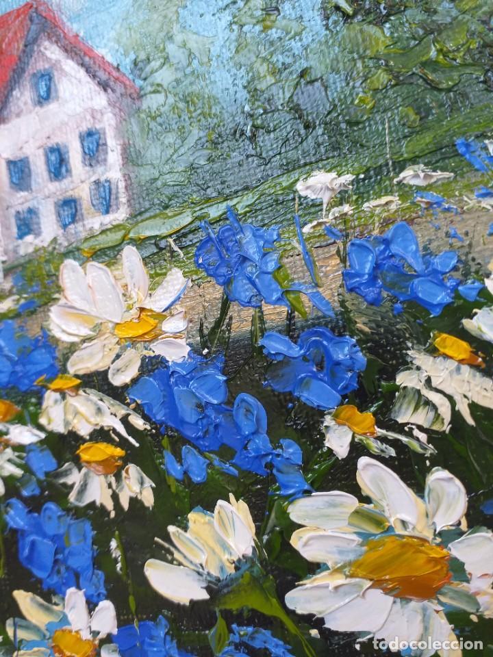 paisaje pintura oleo sobre lienzo flores del pr - Kaufen Gemälde direkt vom  Künstler in todocoleccion