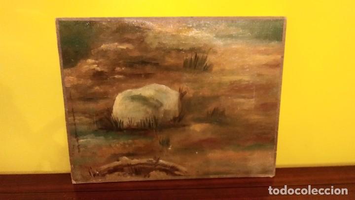 Arte: CUADRO PINTADO A MANO SOBRE TABLA - Foto 1