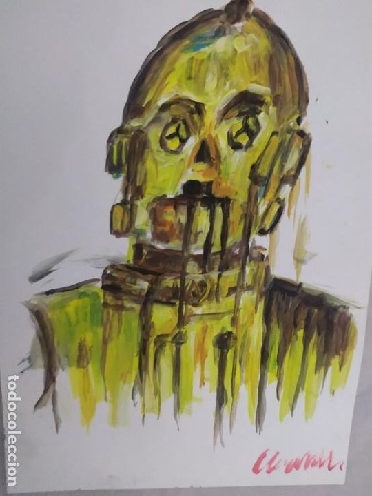 Arte: Personaje (STAR WARS) original - Foto 2