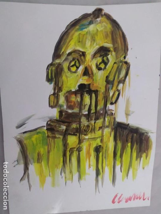 Arte: Personaje (STAR WARS) original - Foto 4