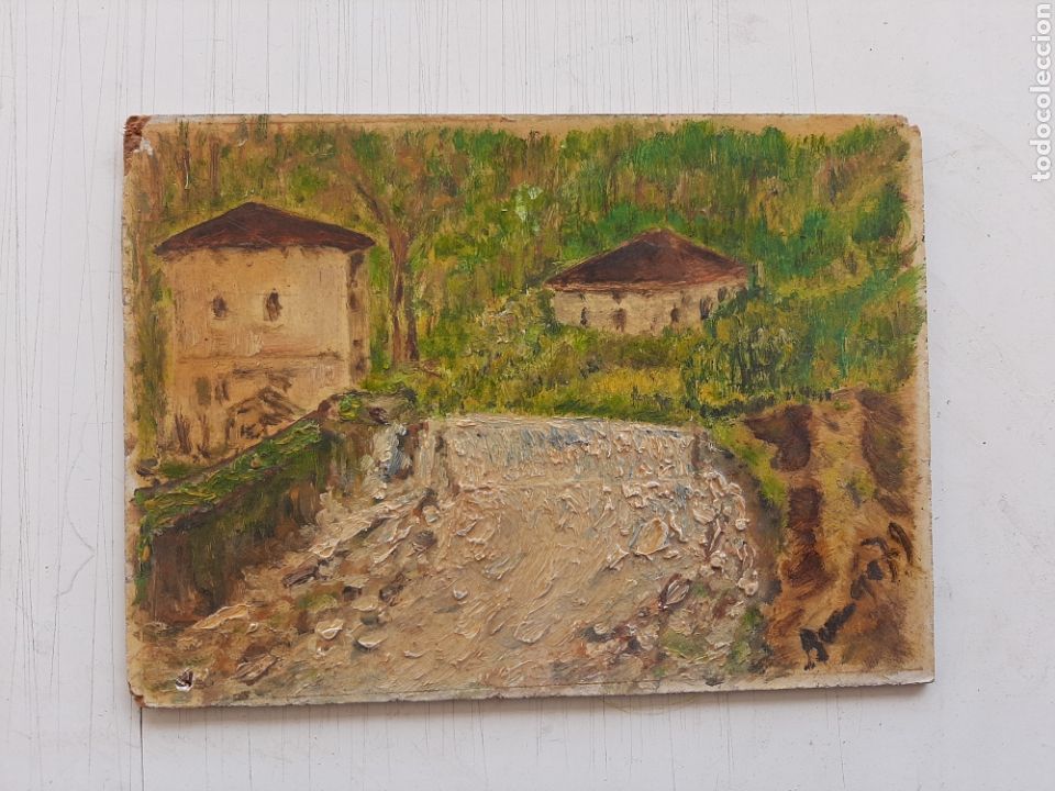 Arte: Paisaje. Oleo sobre tabla - Foto 1