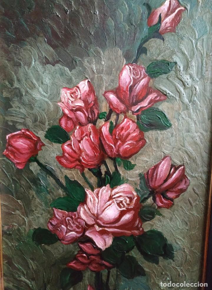 Arte: ANTIGUO RAMO DE ROSAS - Foto 2