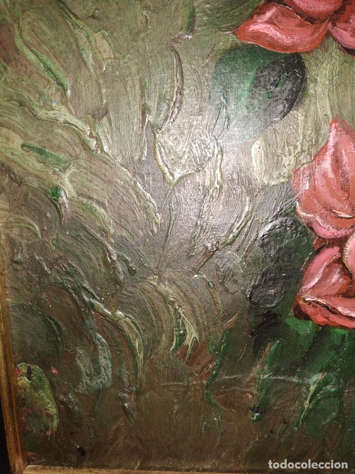 Arte: ANTIGUO RAMO DE ROSAS - Foto 3