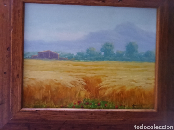 Arte: Pareja de cuadros al &oacute;leo sobre tabla - Foto 7