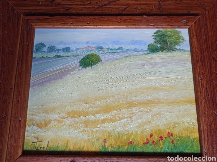 Arte: Pareja de cuadros al &oacute;leo sobre tabla - Foto 11