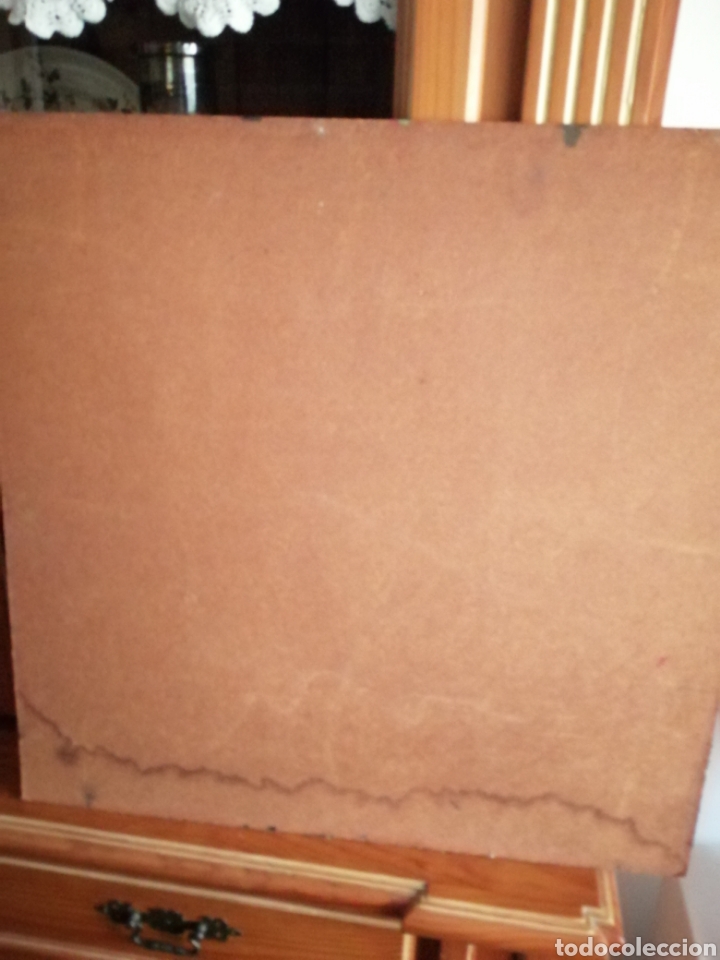 Arte: &Oacute;leo sobre panel firmado Ortiz. - Foto 13
