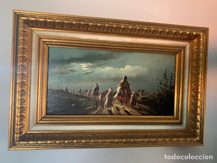 Arte: &Oacute;leo sobre tabla del pintor E.rojas - Foto 1