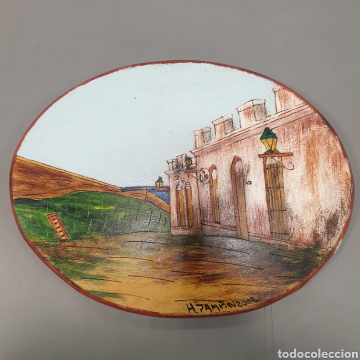 Arte: &Oacute;leo sobre tabla. Uruguay - Foto 1