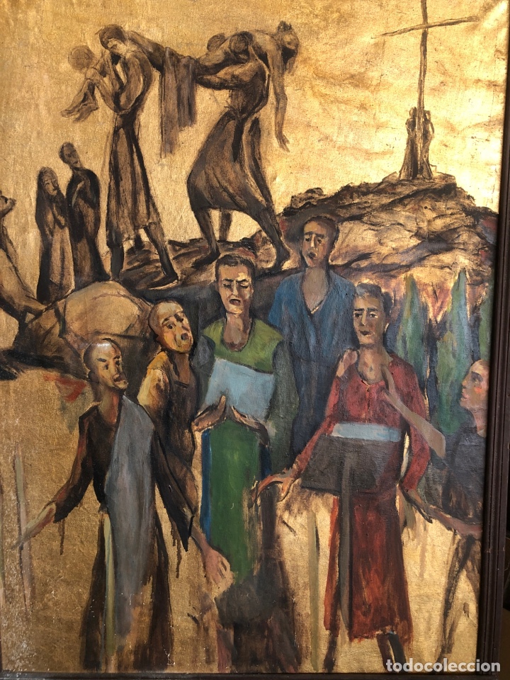 Arte: &Oacute;LEO SOBRE LIENZO 77,5x101cm - Foto 2