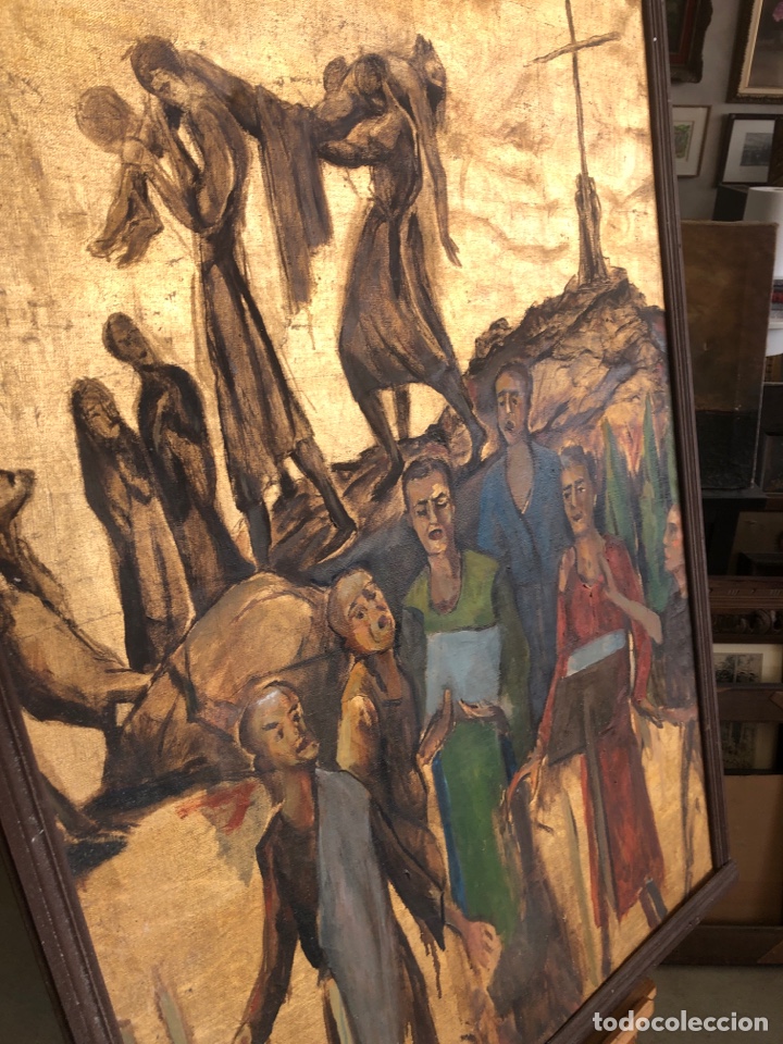 Arte: &Oacute;LEO SOBRE LIENZO 77,5x101cm - Foto 4