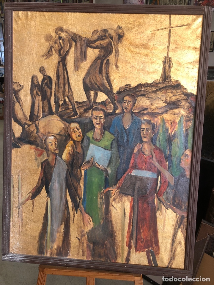 Arte: &Oacute;LEO SOBRE LIENZO 77,5x101cm - Foto 1