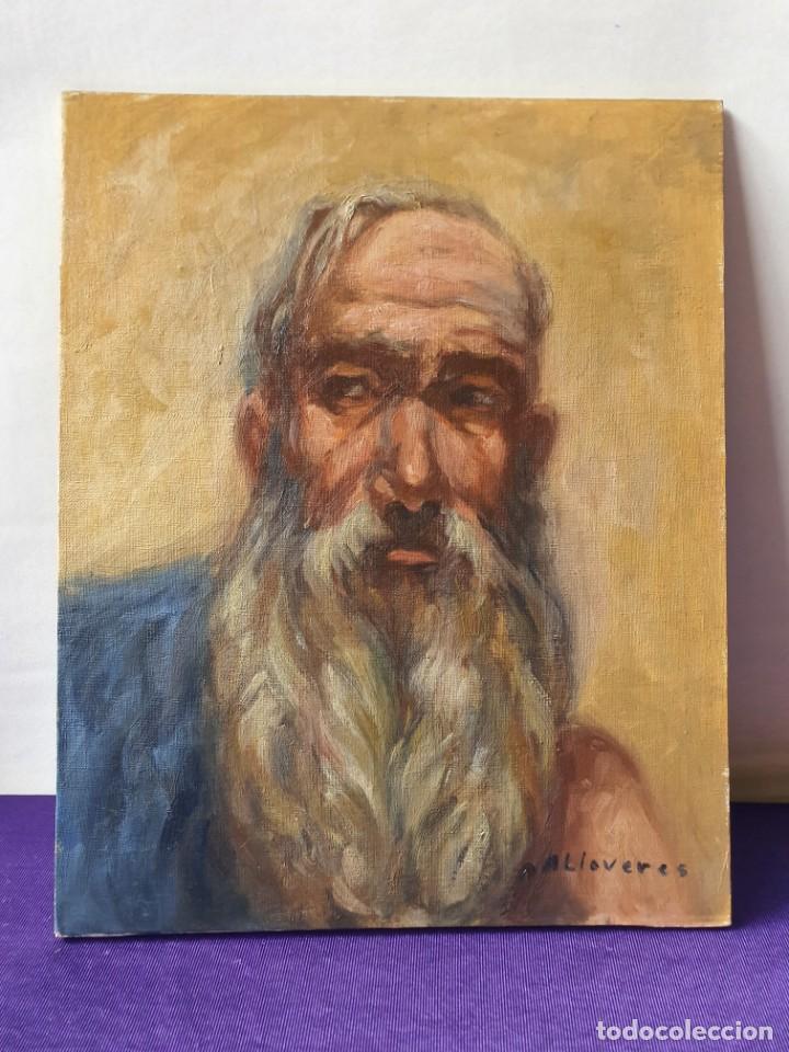 Arte: ANGELES LLOVERES RETRATO OLEO SOBRE LIENZO 41 X 33 CMS