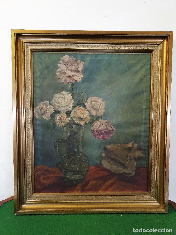 Arte: -OLEO ANTIGUO SOBRE LIENZO - Foto 1