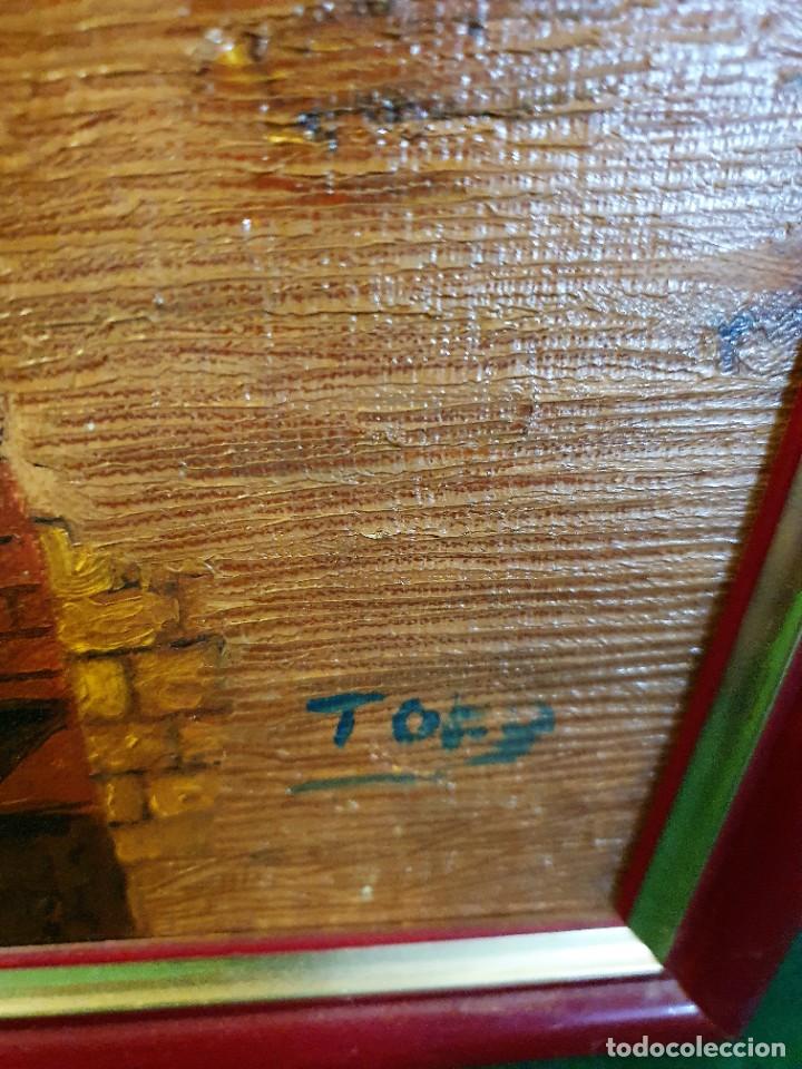 Arte: -OLEO SOBRE TABLA FIRMADO - Foto 3