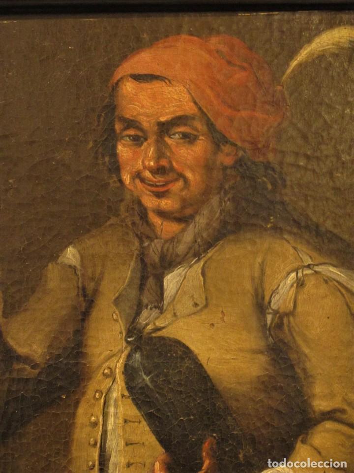 Arte: OL. EL BEBEDOR, SIGLO XVIII? - Foto 3