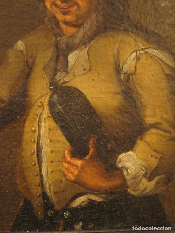 Arte: OL. EL BEBEDOR, SIGLO XVIII? - Foto 4