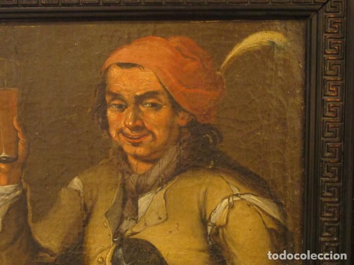 Arte: OL. EL BEBEDOR, SIGLO XVIII? - Foto 8