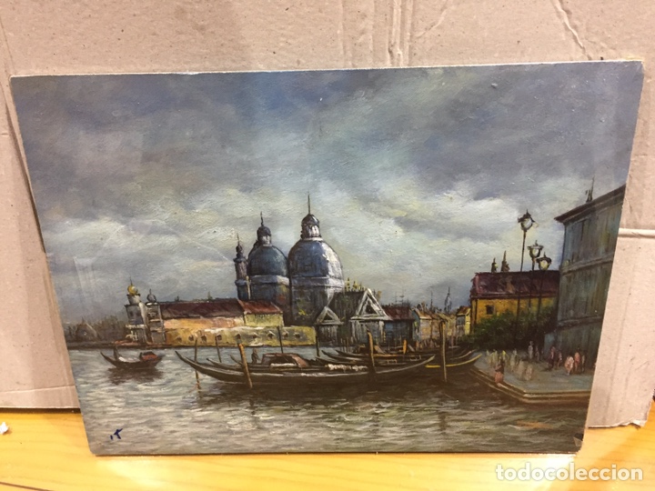Arte: &Oacute;leo pintado sobre chap&oacute;n - Foto 1